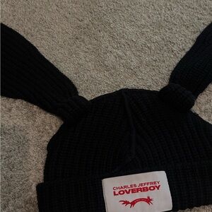 Charles Jeffrey Loverboy
rabbit-ear beanie